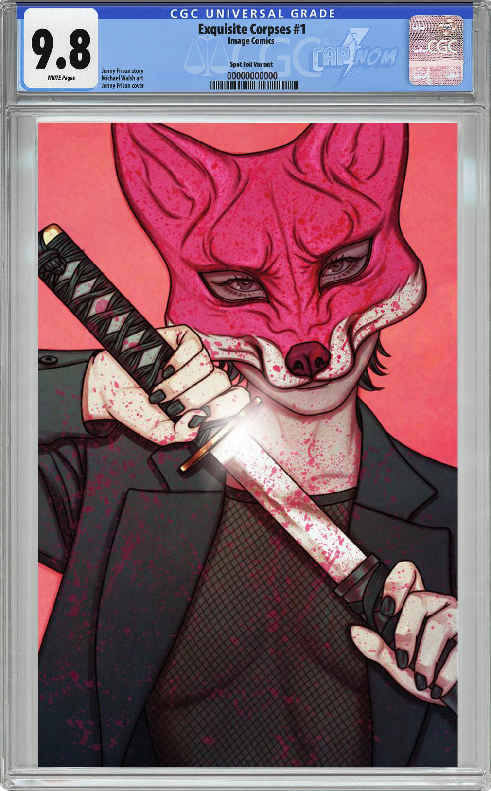 EXQUISITE CORPSES #1 Spot Foil CGC 9.8 Blue Lable