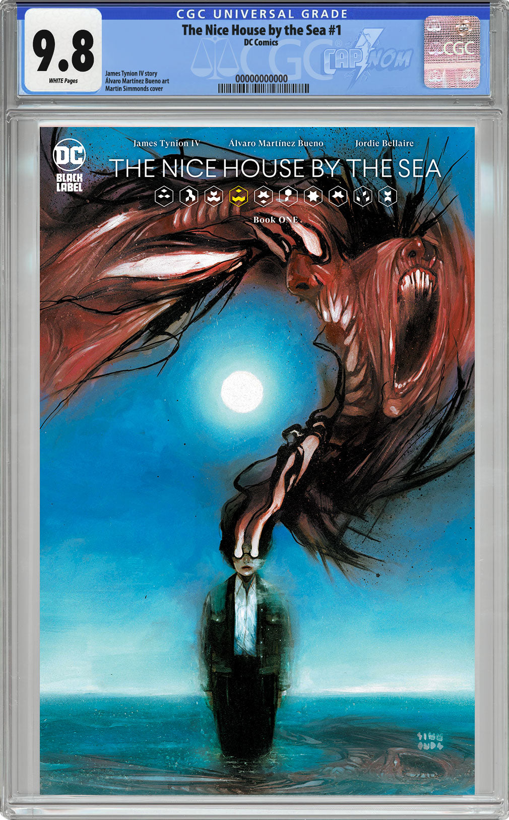 Nice House by the Sea #1 Terrificon Exclusive Cover by Martin Simmonds CGC 9.8 Blue Label