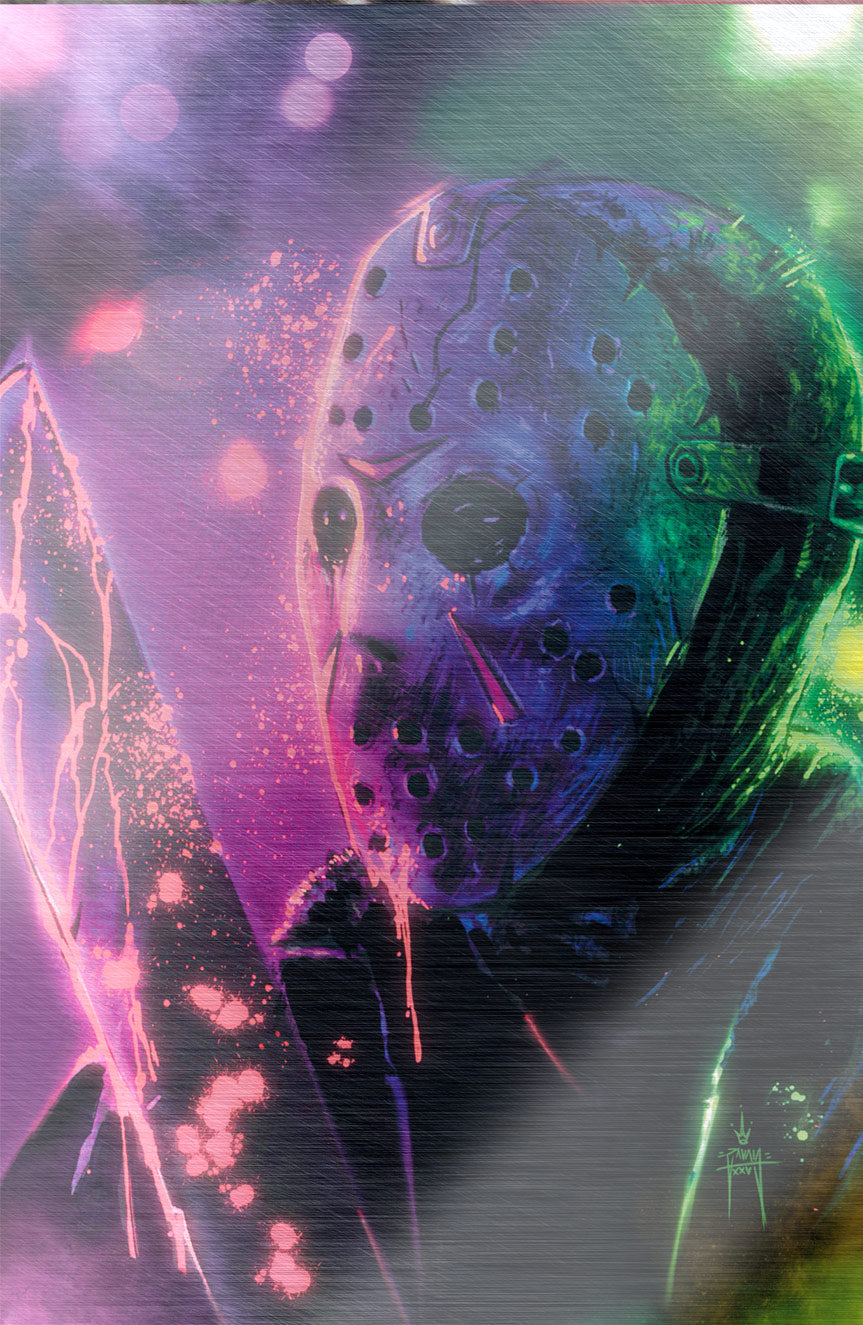 Orbit: Birth of A Slasher “Neon Vorhees” Spot Foil Virgin Cover by Martin Zavala SECRET DROP Heroes Con Exclusive