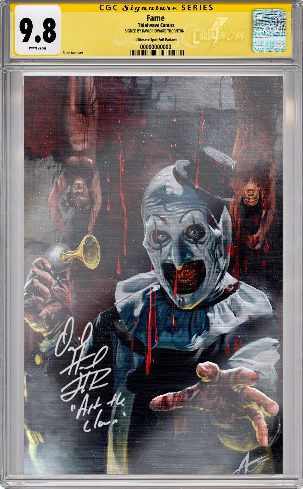 The Joker Complex: Terrifier Edition CGC SS 9.8 Signed by David Howard Thorton