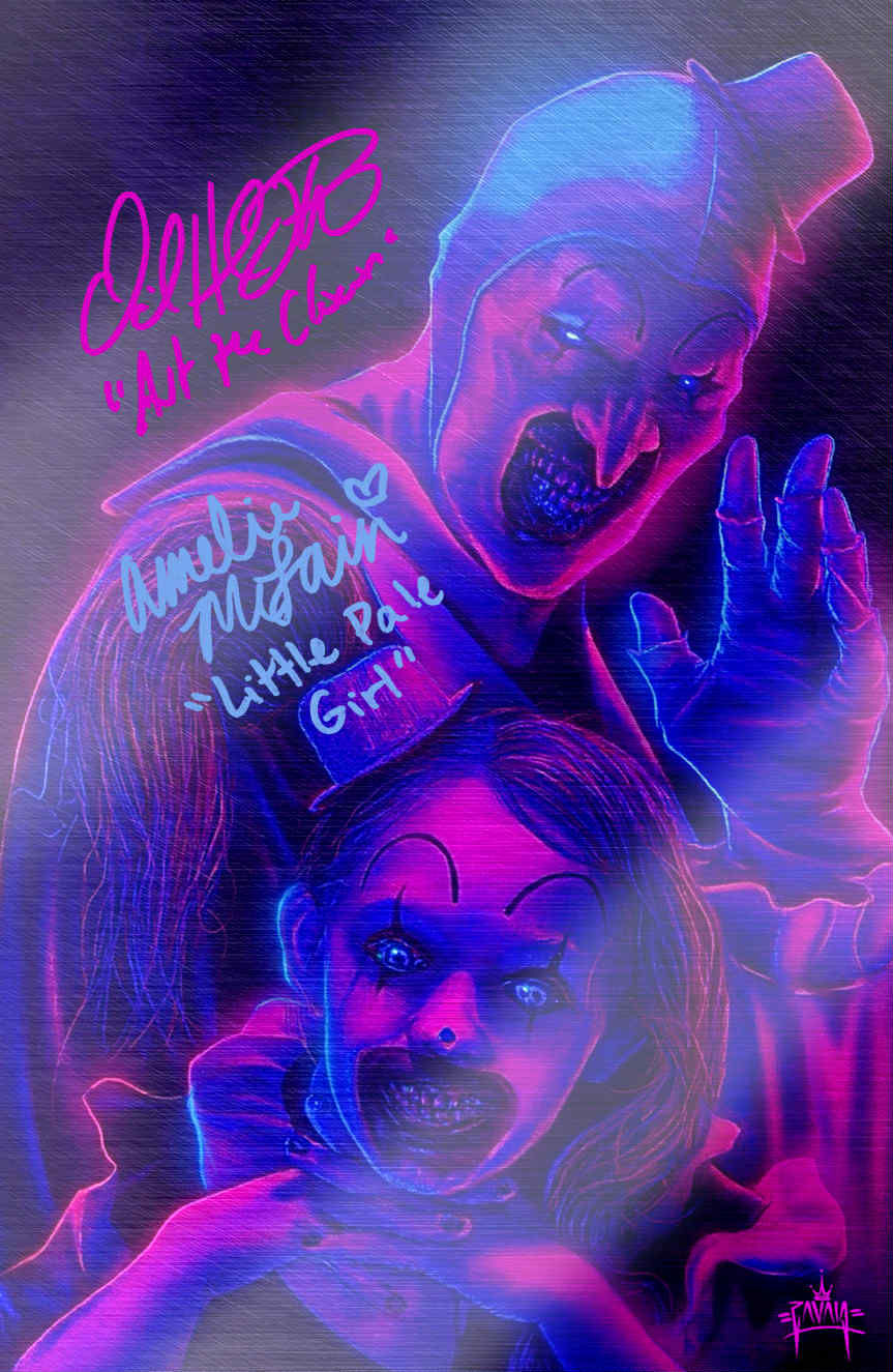 Orbit: Birth of A Slasher “Infrared Combo” Art & Pale Girl Ultimate Spot Foil Cover by Martin Zavala RAW BOOK SIGNED BY DAVID HOWARD THORTON & AMELIE MCLAIN