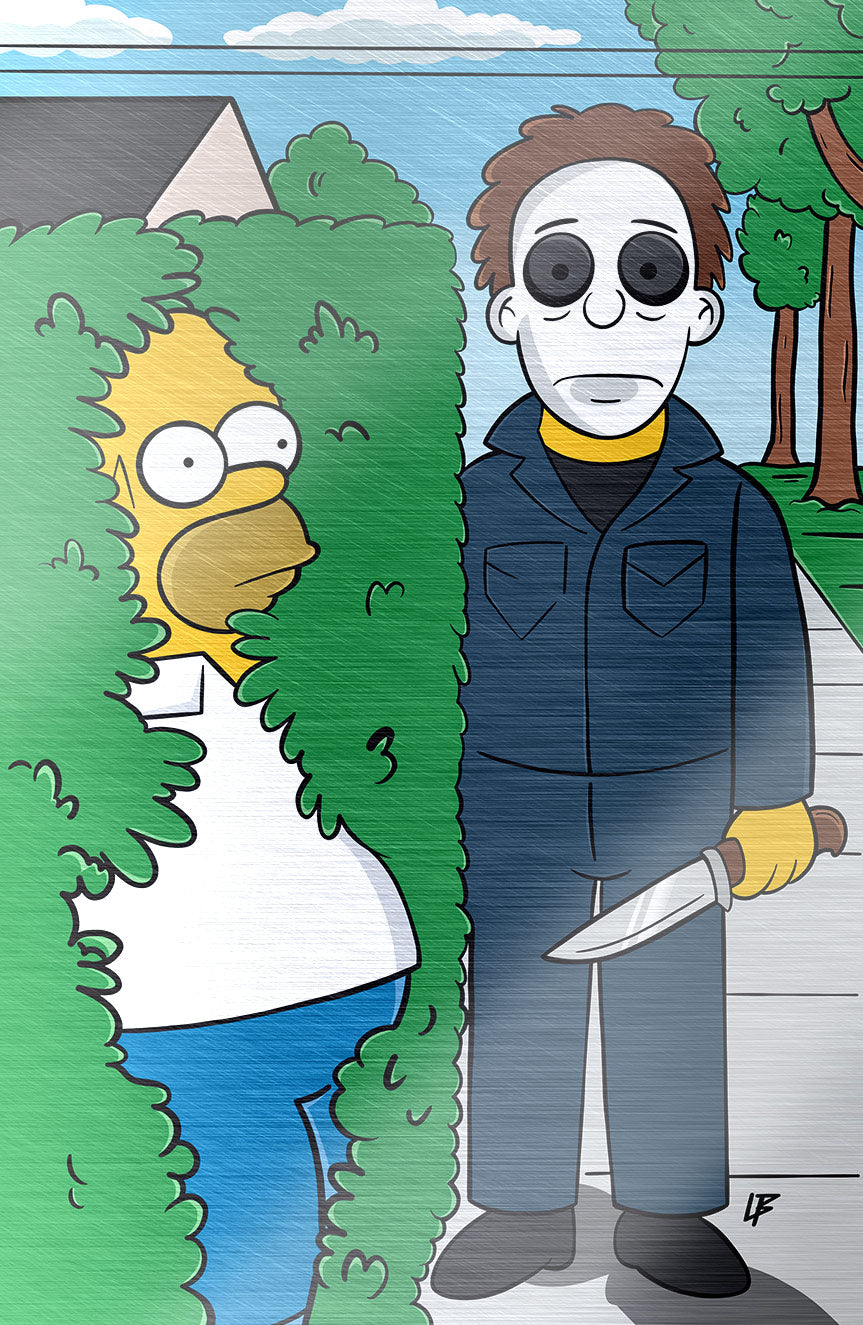 NYCC EXCLUSIVE FAME: MATT GROENIG “ HOMERS HALLOWEEN” Ultimate Spot Foil Cover by Lloyd Bailey