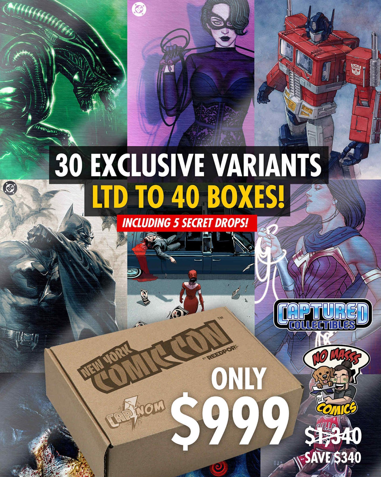 NYCC CAPNOM EXCLUSIVE BOX 30 Exclusives