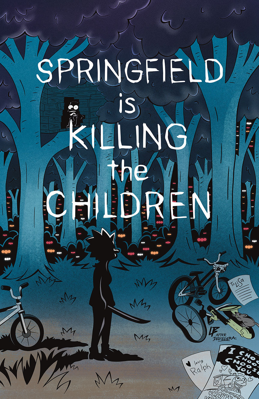 Steel City Con Exclusive Fame: Matt Groening “Springfield Is Killing the Children” Cover by Lloyd Bailey Ultimate Spot Foil