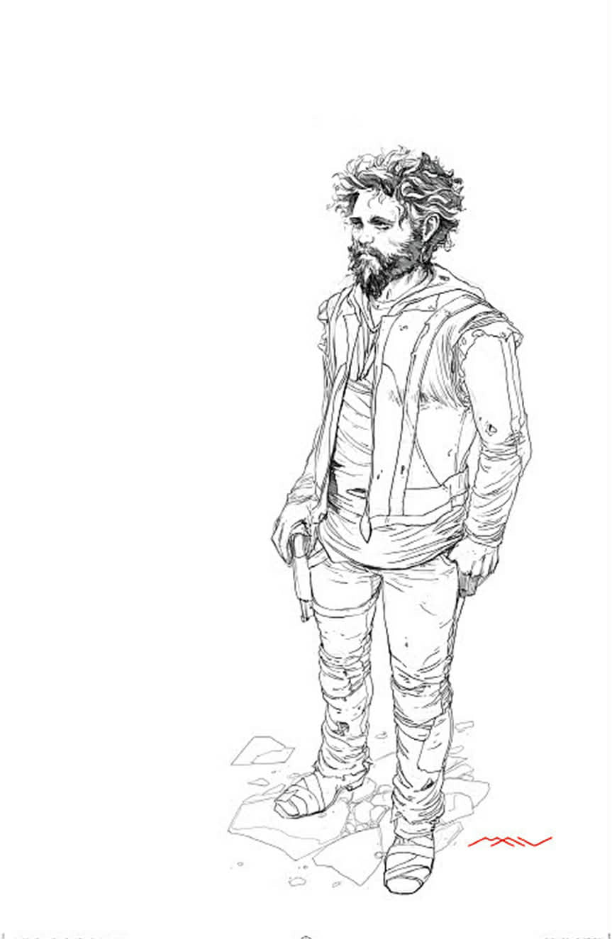 WHITE SKY #1 2nd Print INK EDITION Virgin Cover by JP Mavinga SIGNED