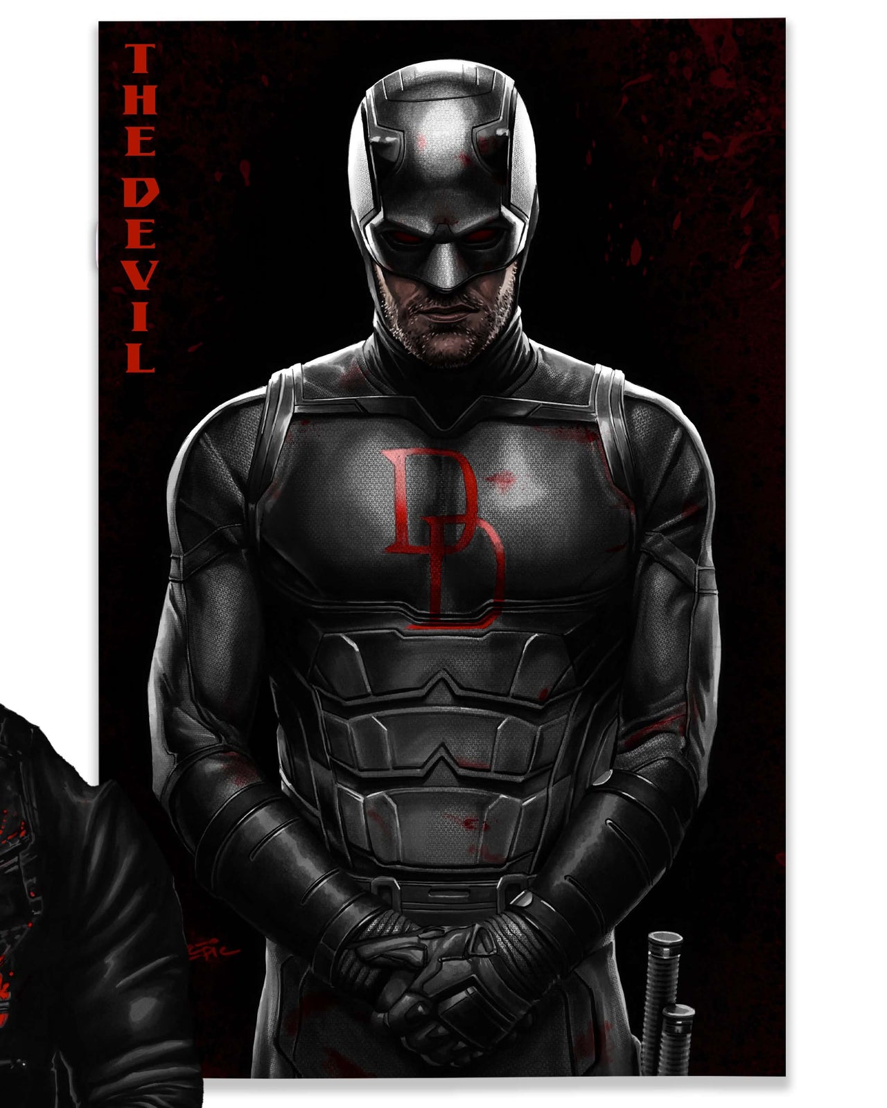HEY NOMASSS EXCLUSIVE ART BOOK DD & PUNISHER EMBOSSED METAL 2 BOOK SET “THE DEVILS GUN SET”
