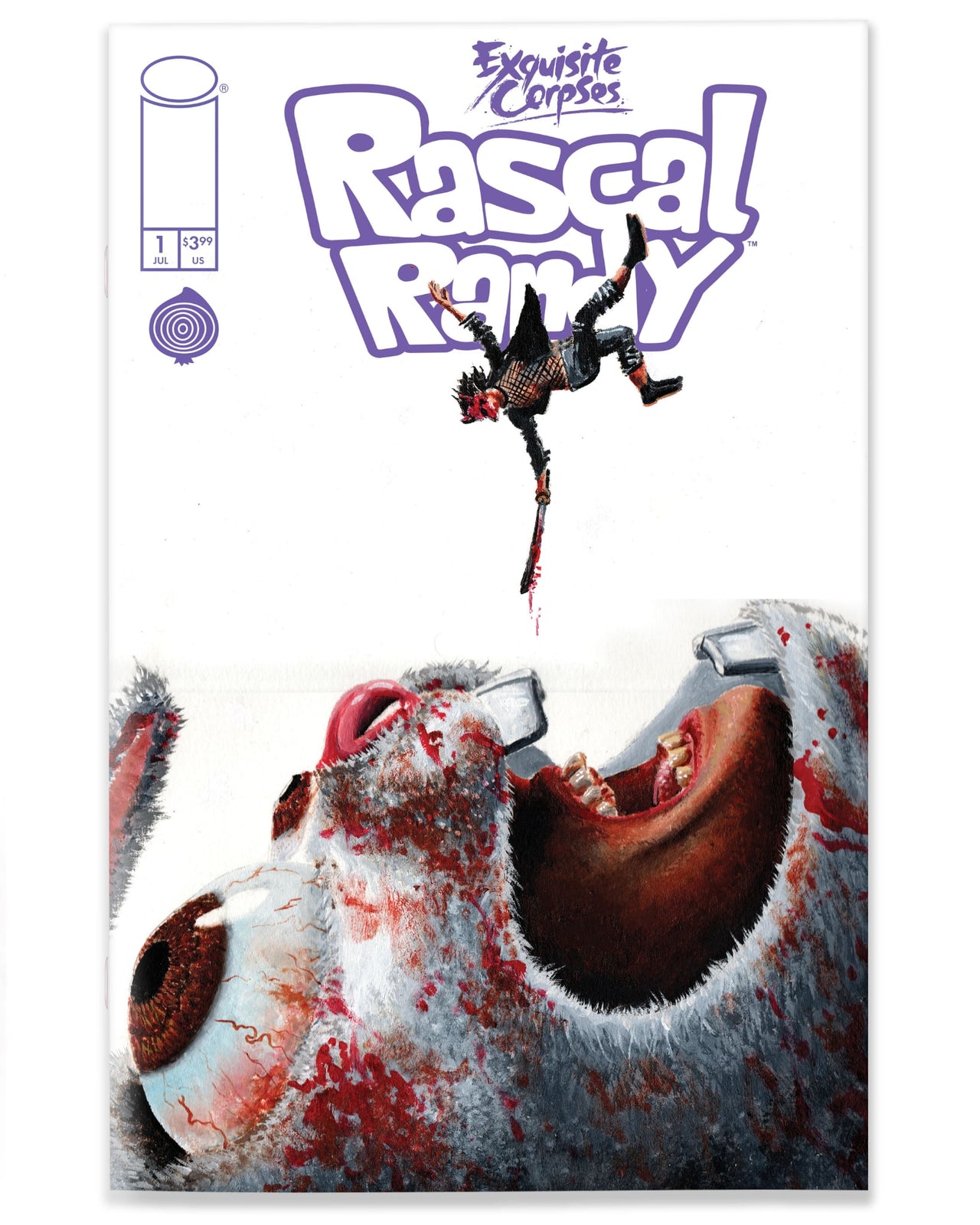 EXQUISITE CORPSES: RASCAL RANDY #1 VIRGIN COVER BY ROCKY OFLEON “Venom Homage”