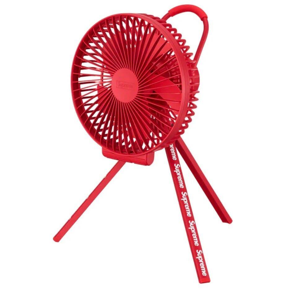 SUPREME RED CARGO CONTAINER ELECTRIC FAN
