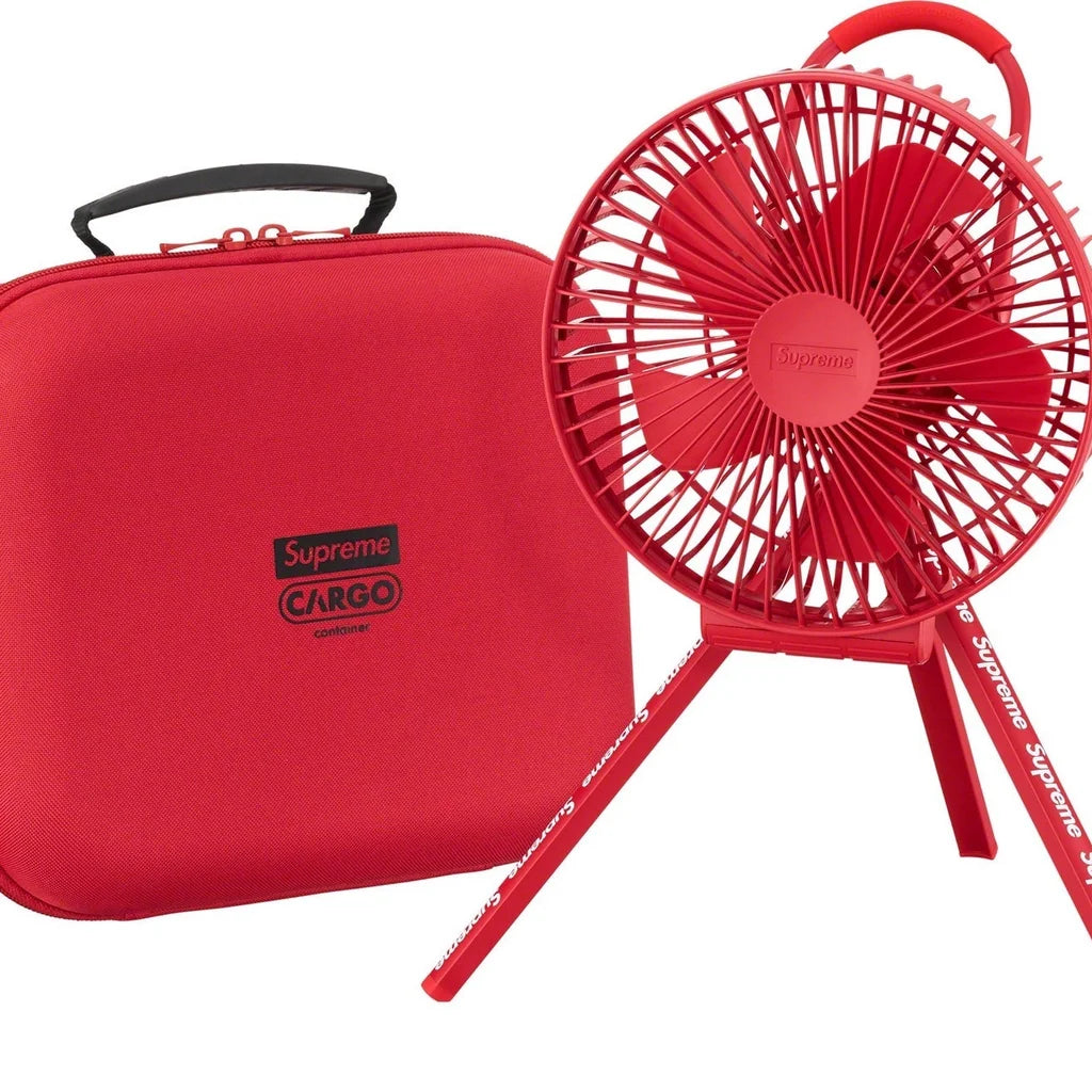 SUPREME RED CARGO CONTAINER ELECTRIC FAN