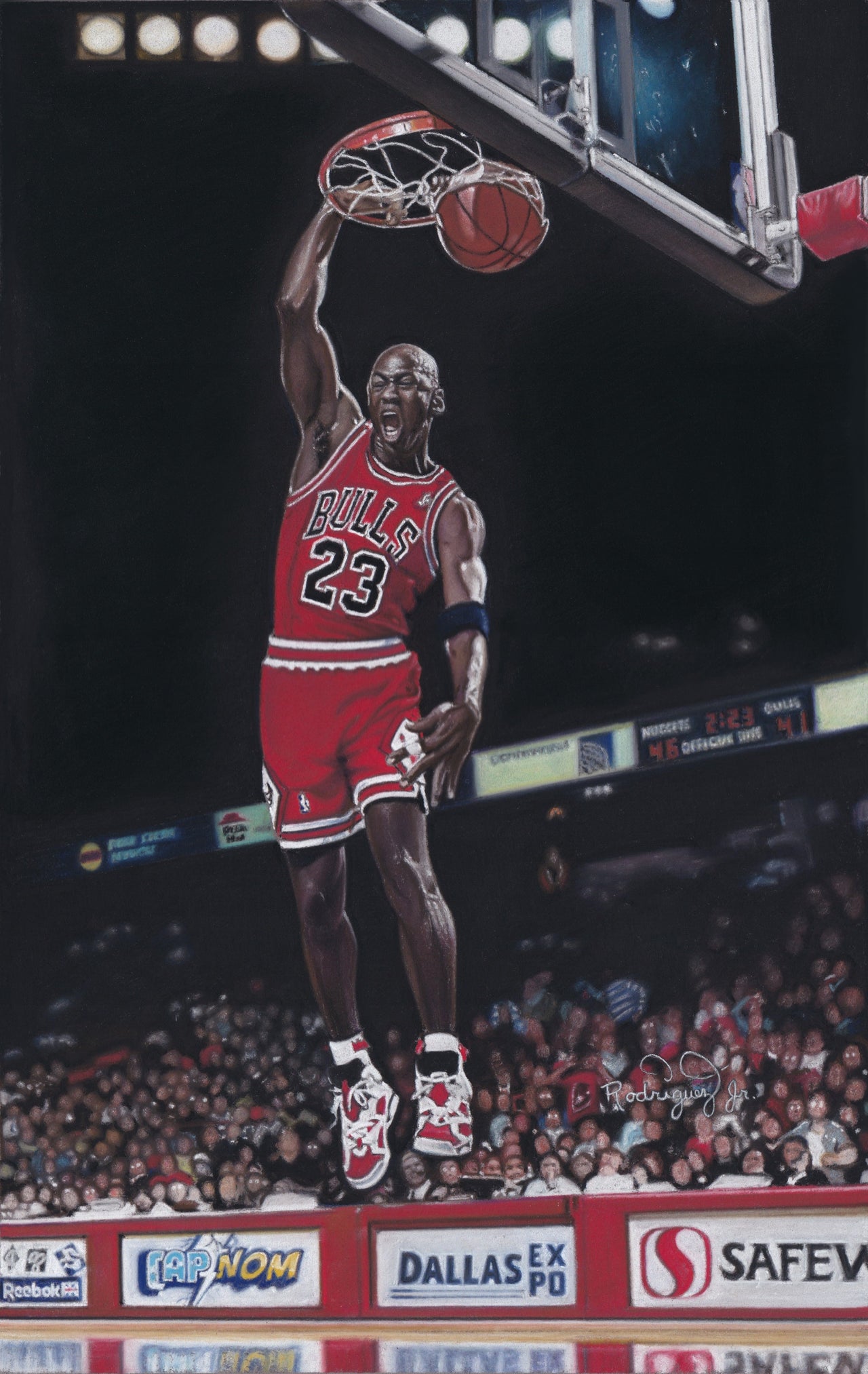Fame: Michael Jordan "Carmines" Spot Foil Virgin Cover by Omar Rodriguez Jr. Dallas Fan Expo Exclusive
