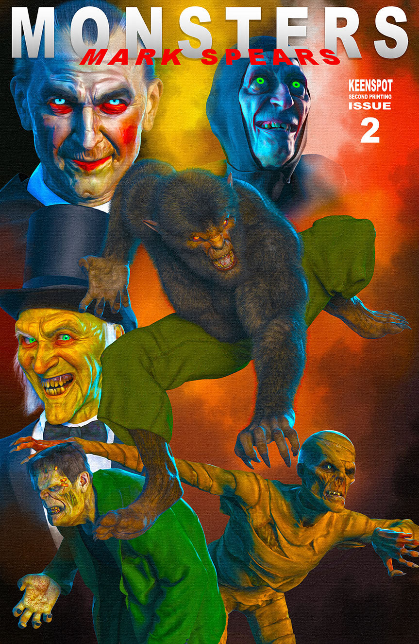 MONSTERS #2 TRADE COVER BY MARK SPEARS MEGACON EXCLUSIVE UF4 HOMAGE