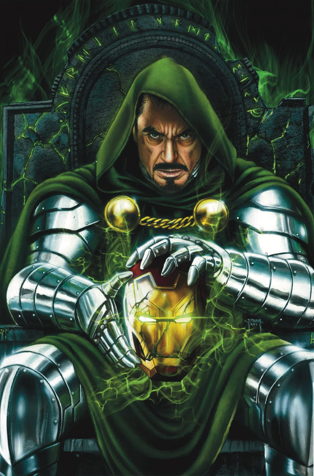 Fame: Robert Downey Jr "SAME TASK" SPOT FOIL COVER BY MARTIN ZAVALA DALLAS FAN EXPO EXCLUSIVE