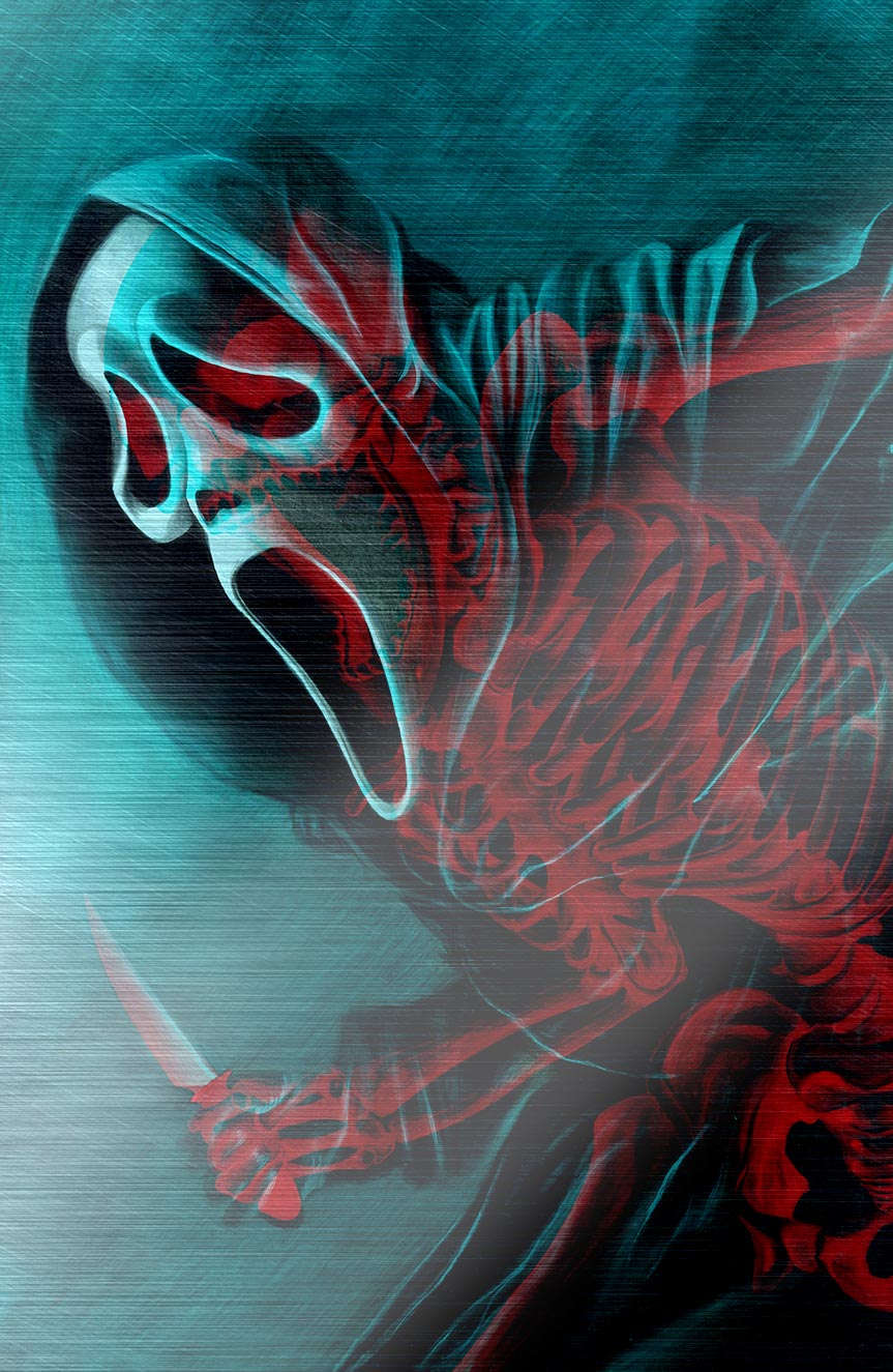 TRIBUTE: WES CRAVEN "X-RAY KILLA" ULTIMATE SPOT FOIL COVER BY WIL SHRIKE SDCC SECRET DROP