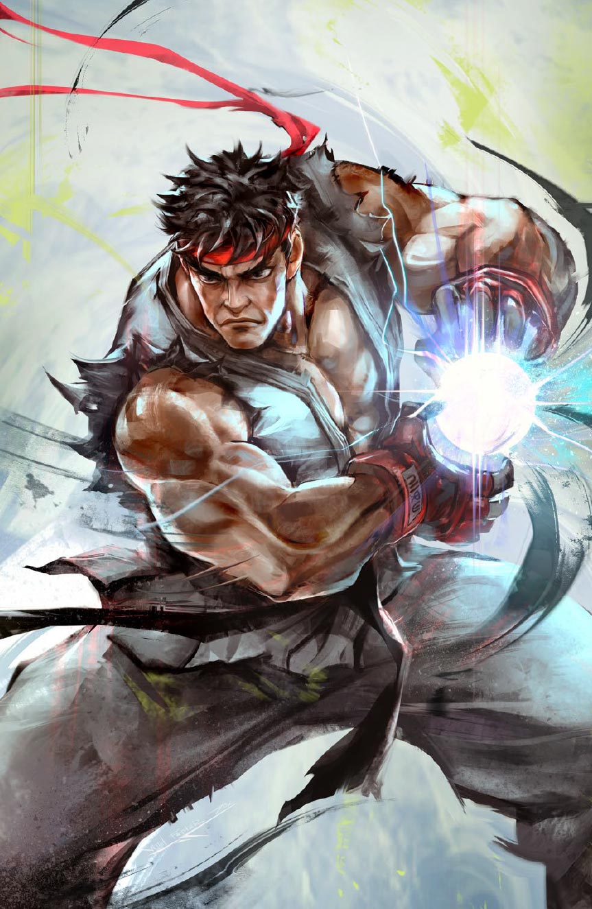 STREET FIGHTER #1 "RYU" VIRGIN COVER BY IVAN TAO SDCC EXCLUSIVE