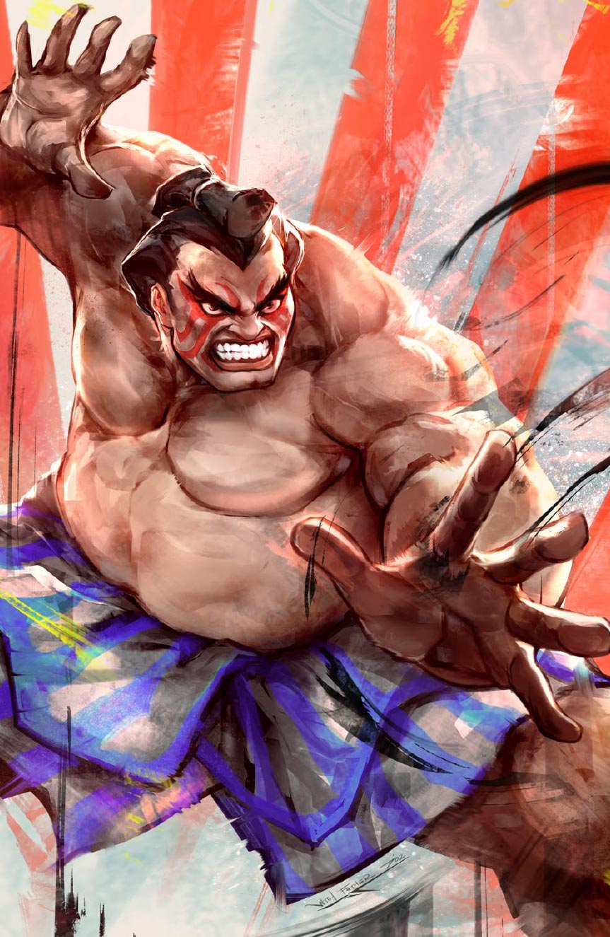 STREET FIGHTER #1 "E-HONDA" VIRGIN COVER BY IVAN TAO SDCC EXCLUSIVE