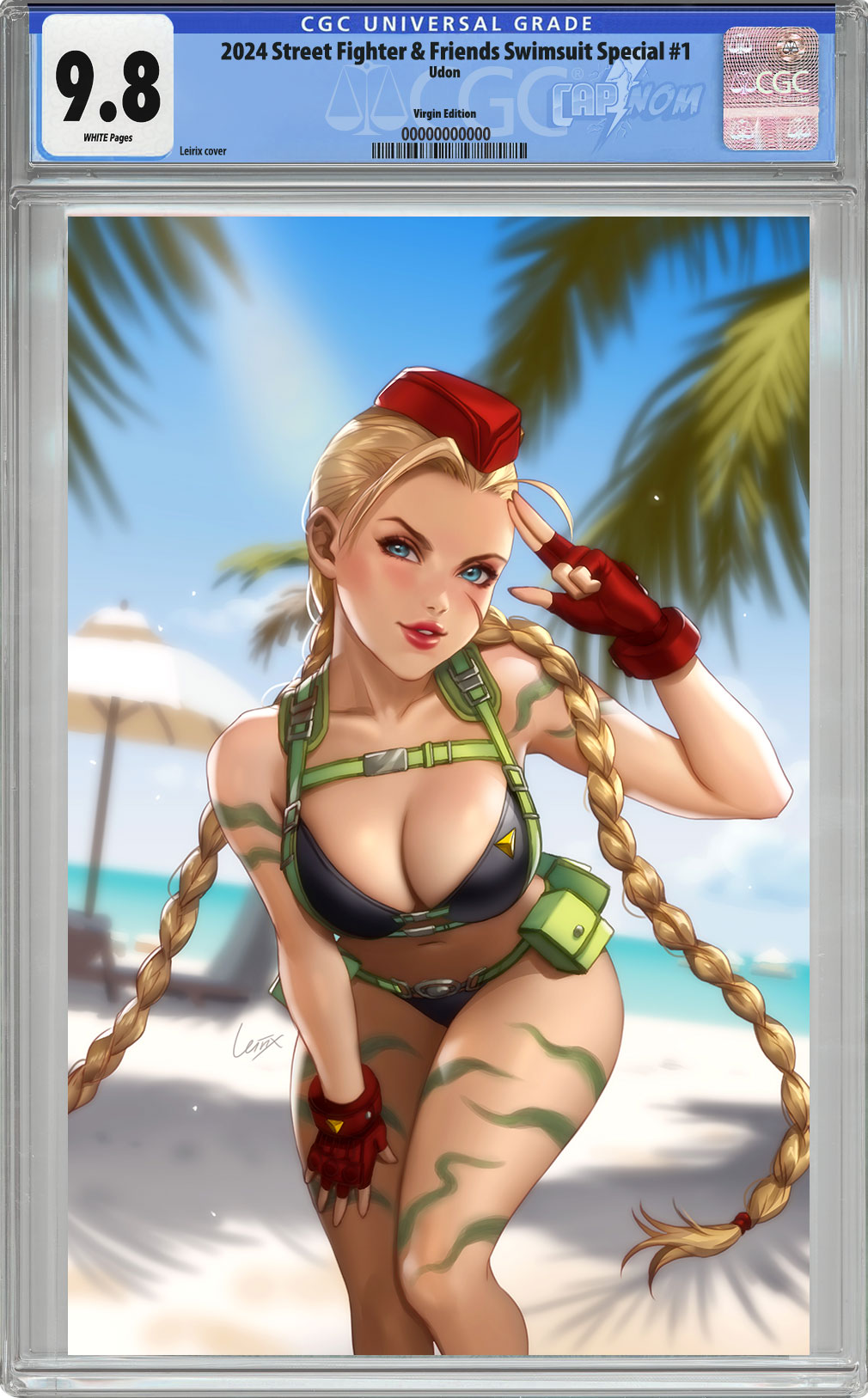 STREET FIGHTER & FRIENDS SWIMSUIT 2024 NYCC EXCLUSIVE CAMMY VIRGIN COVER CGC 9.8 BLUE LABEL