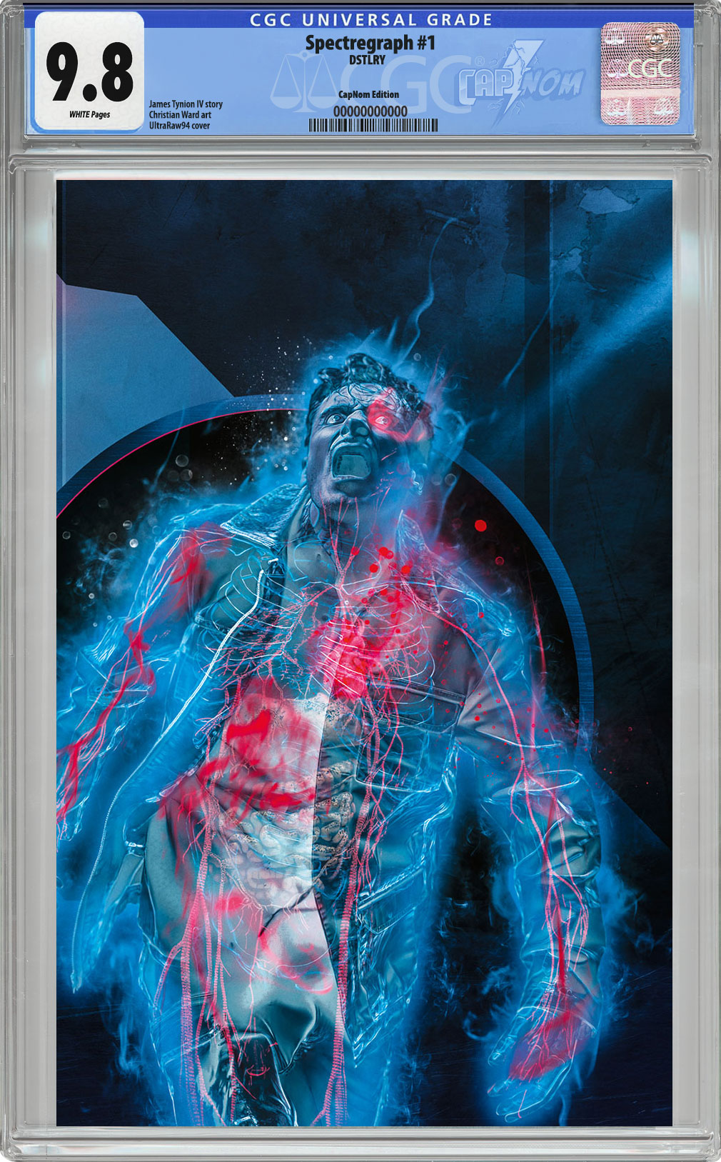 SPECTREGRAPH #1 C2E2 Exclusive Virgin Cover CGC 9.8 BLUE LABEL by Ultraraw26