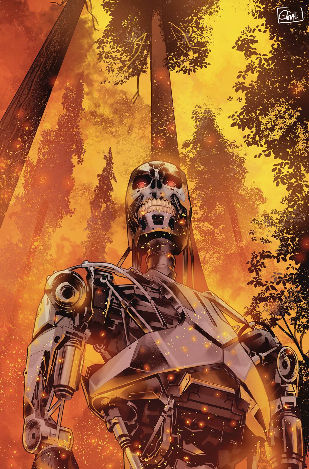 TERMINATOR #1 1:100 RATIO INCENTIVE BY GALMON VIRGIN COVER