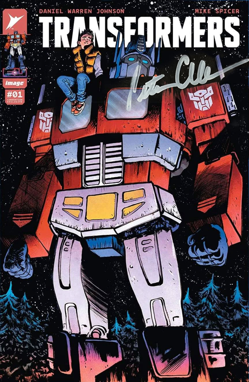 SDCC TRANSFORMERS #1 ASHCAN SIGNED BY PETER CULLEN