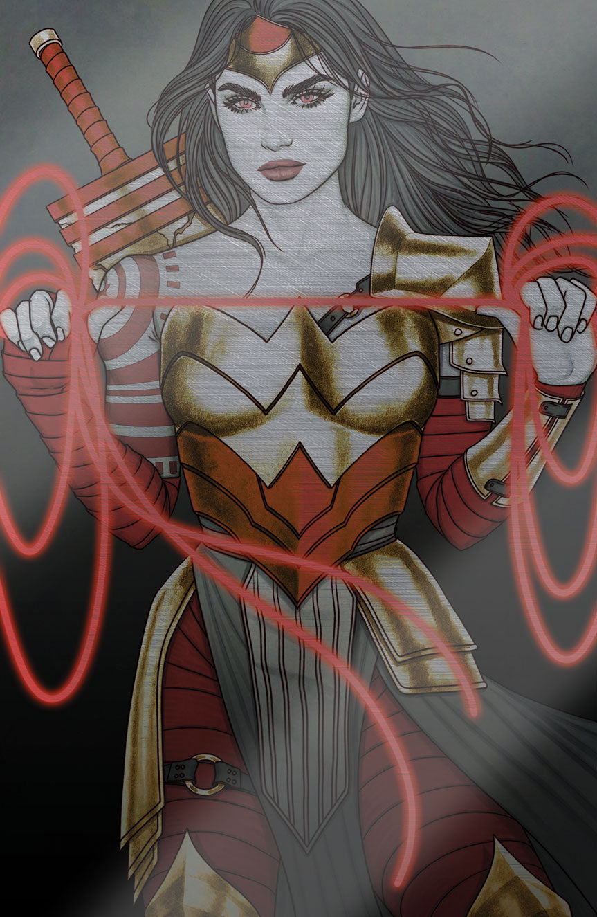 ABSOLUTE WONDER WOMAN #6 RAW SIGNED FOIL VIRGIN COVER BY JENNY FRISON