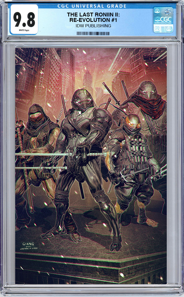TMNT: The Last Ronin II - Re-Evolution #1 CGC 9.8 Blue Label Virgin Cover by John Giang
