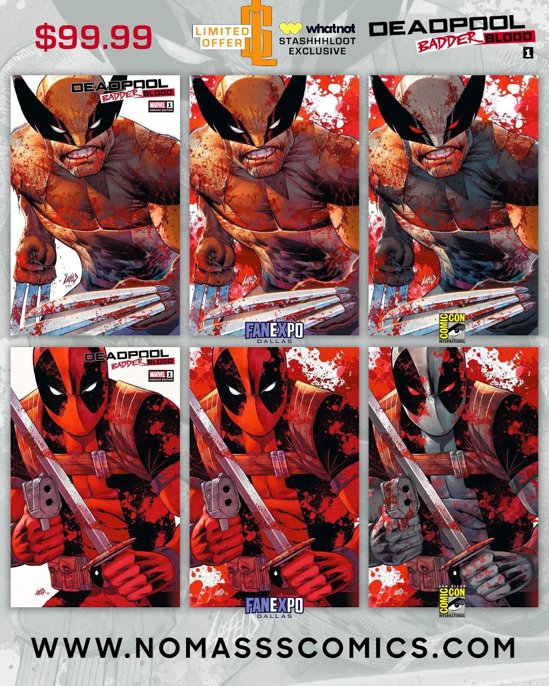 DEADPOOL: BADDER BLOOD #1 6 BOOK BUNDLE
