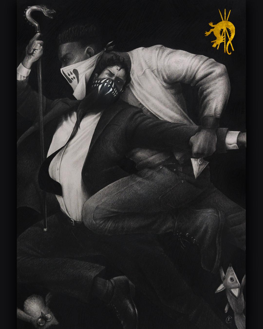 House of Slaughter Pen & Ink #1 Megacon Exclusive 24K Gilded Cover by Andrew K. Currey