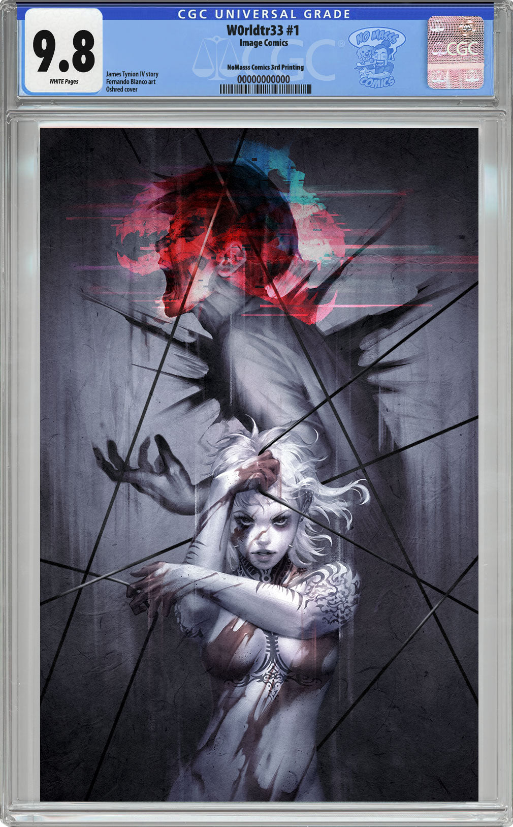 W0RLDTR33 #1 3rd Printing CGC 9.8 BLUE LABEL SDCC EXCLUSIVE