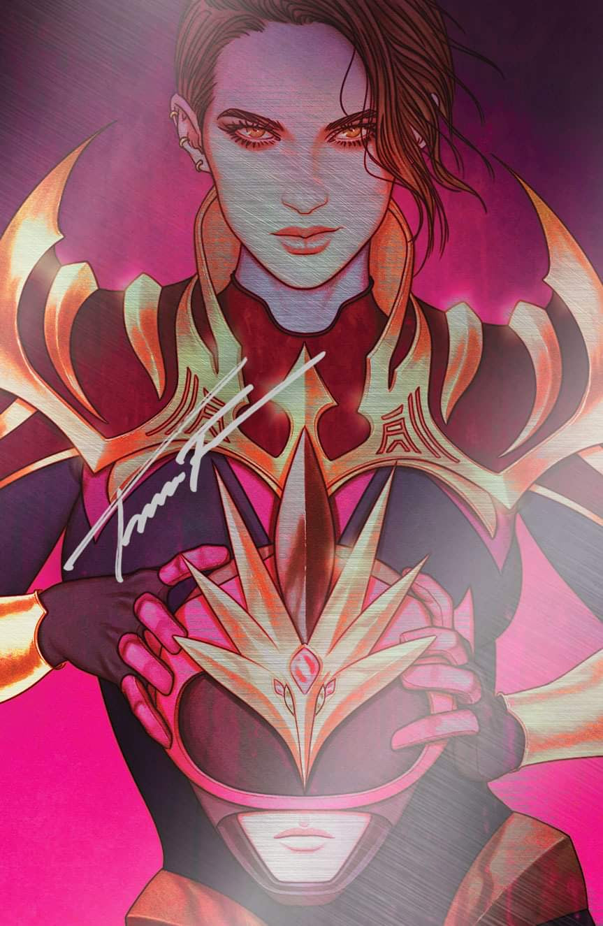 POWER RANGERS UNLIMITED: THE COINLESS #1 SDCC EXCLUSIVE FOIL SIGNED BY JENNY FRISON