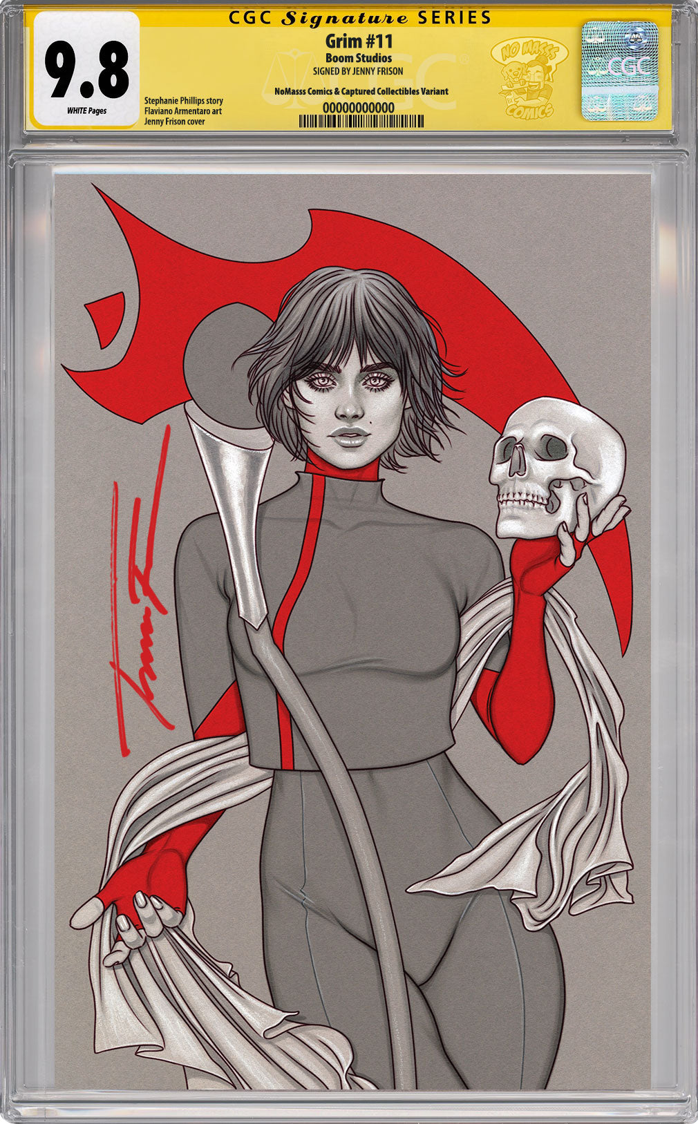 GRIM #11 SDCC EXCLUSIVE CGC SS SIGNED BY JENNY FRISON