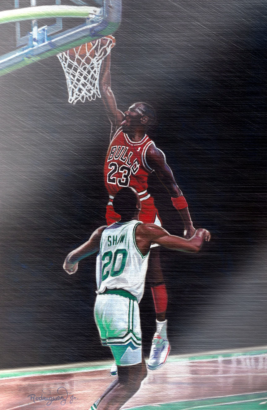 FAME:MICHAEL JORDAN "GANG GREEN EDITION" COVER BY OMAR RODRIGUEZ JR. ULTIMATE SPOT FOIL