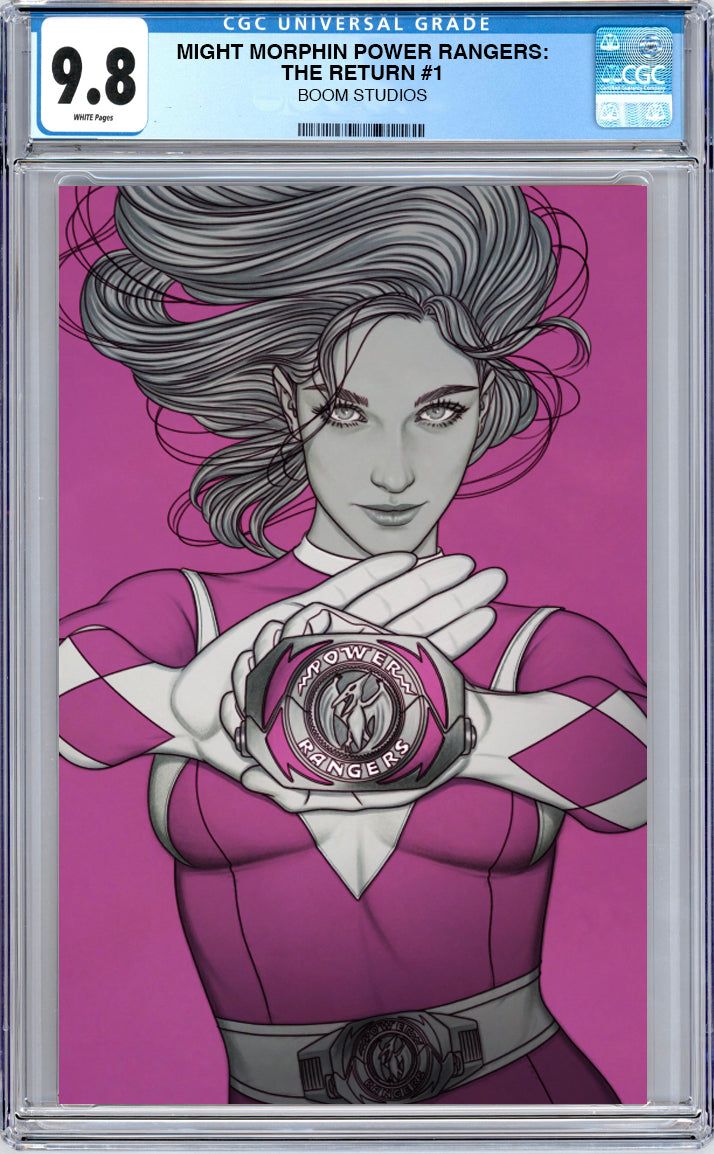 Mighty Morphin Power Rangers: The Return #1 CGC 9.8 Blue Label Megacon Exclusive Foil Cover by Jenny Frison