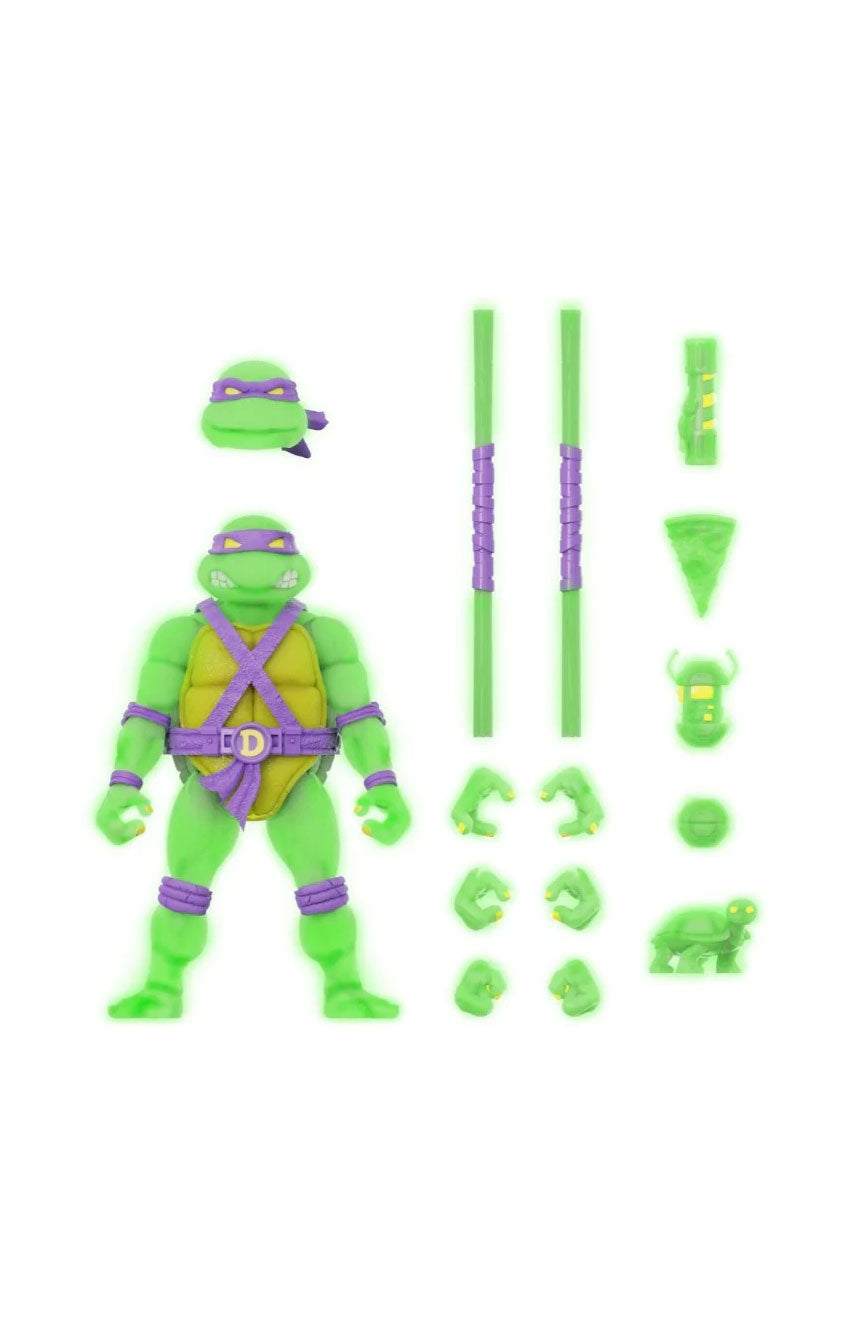 TMNT ULTIMATES DONATELLO MUTAGEN OOZE GLOW IN THE DARK FIGURE