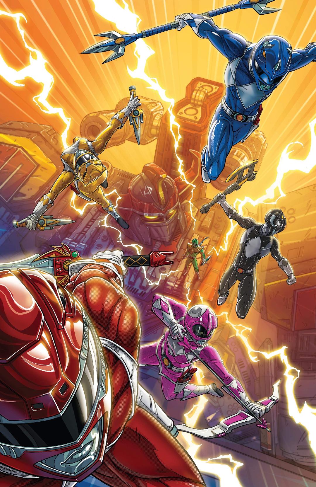 MIGHTY MORPHIN POWER RANGERS #101 COVER BY DAZ TIBBLES