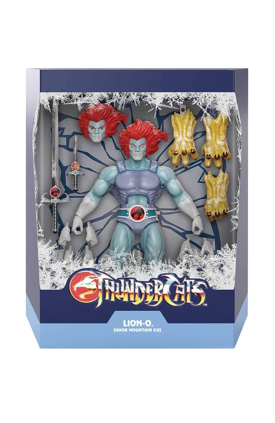 THUNDERCATS 2022 SDCC SUPER 7 ULTIMATES HOOK MOUNTION ICE LION-O EXCLUSIVE