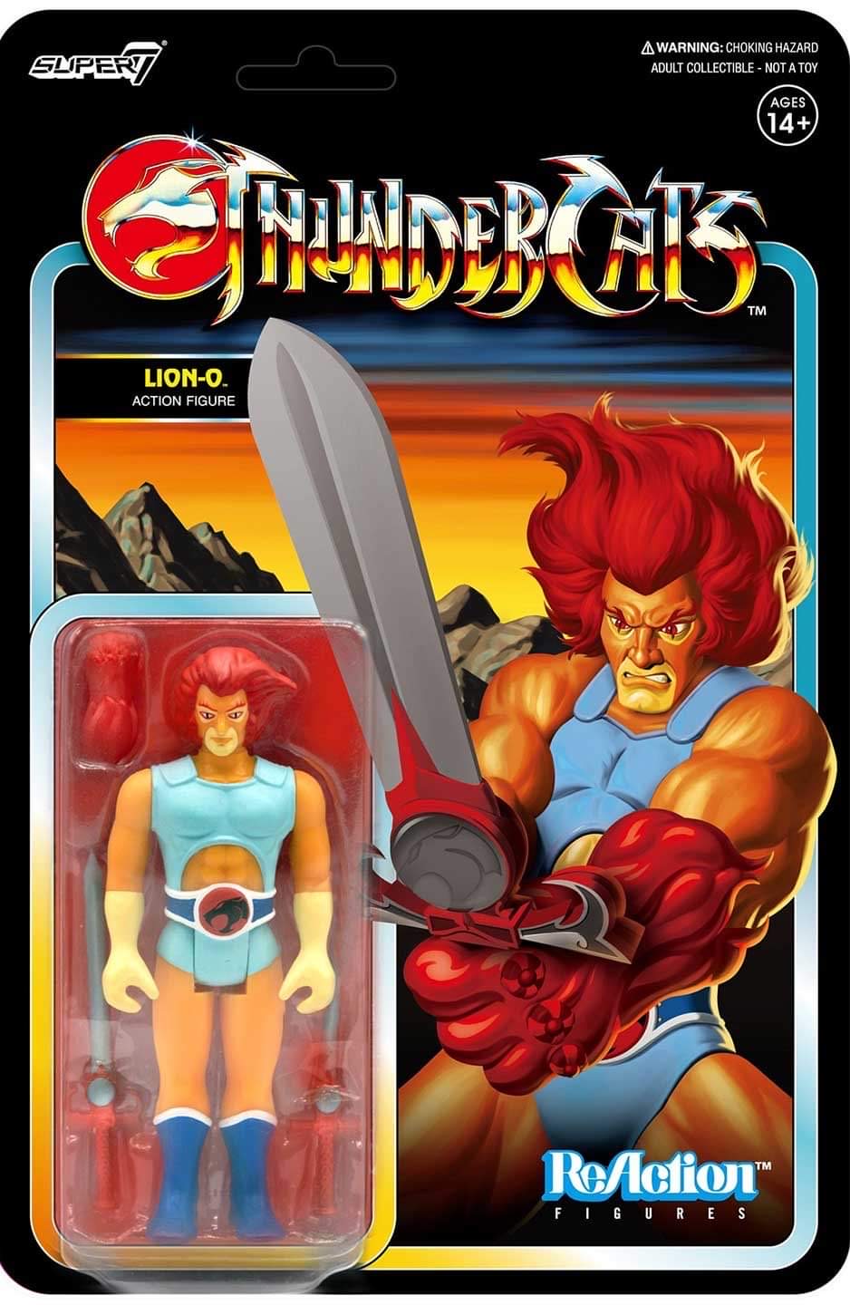 THUNDERCATS LION-O TOY VARIANT REACTION FIGURE SUPER7